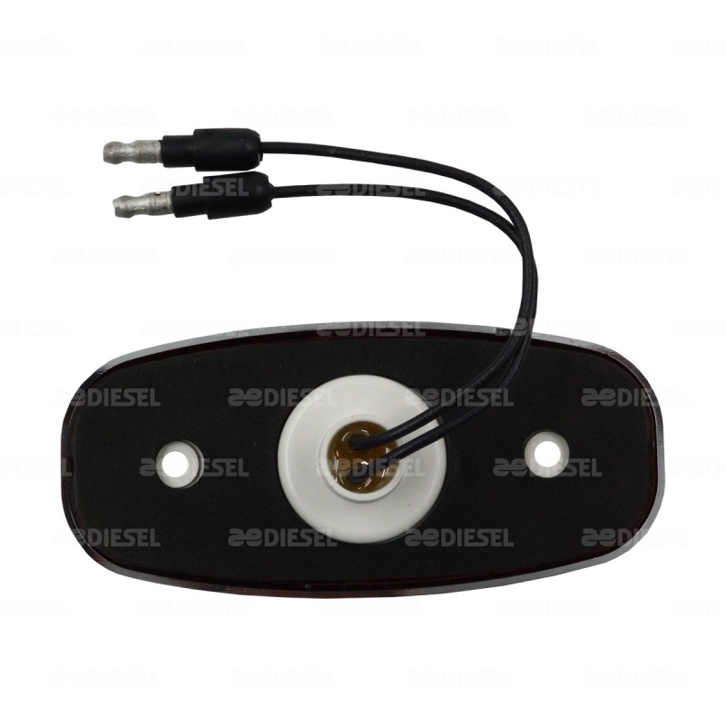 PLAFON 12V LED ROJO LAT V133XR