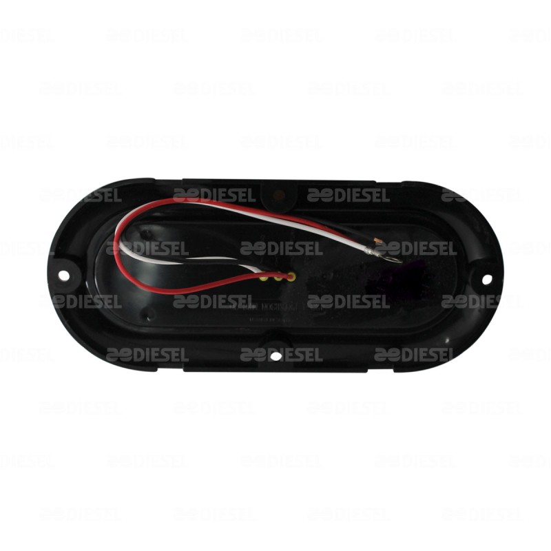 PLAFON 12V/24V-10 LED OVAL AMBAR
