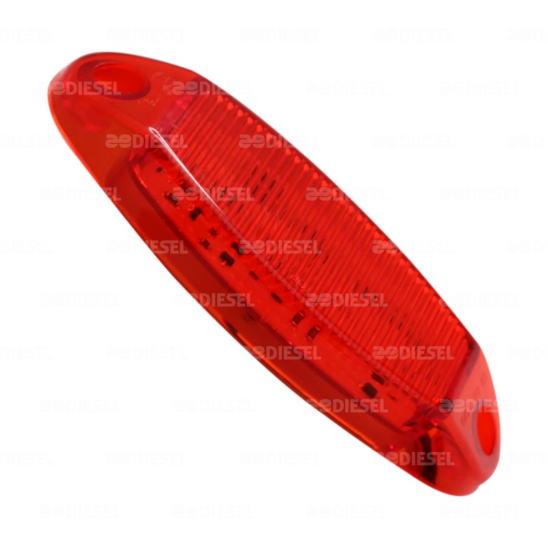 PLAFON 12V/24V-4 LED ROJO SALMON