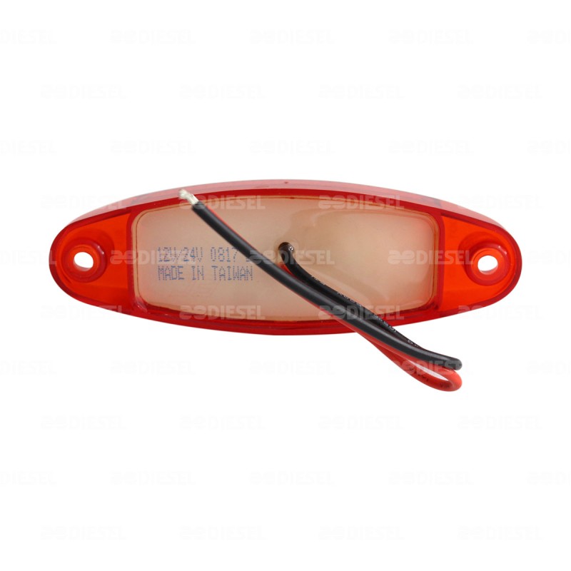 PLAFON 12V/24V-4 LED ROJO SALMON