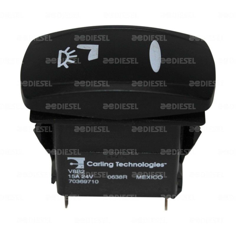 INTERRUPTOR 2 PASOS 24V TECLA MOMENTANEO V7550 V9700
