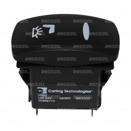 INTERRUPTOR 2 PASOS 24V TECLA MOMENTANEO V7550 V9700