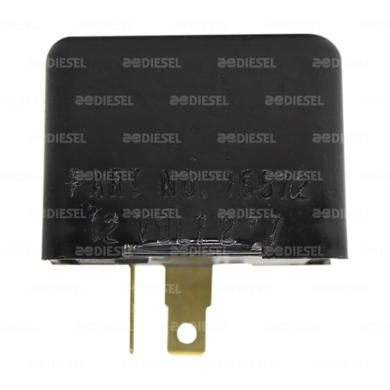 FLASHER 12V 2P NEGRO S/S 15572