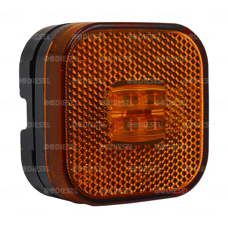 PLAFÓN 12/24V 4LED ÁMBAR CATADIOPTRIC