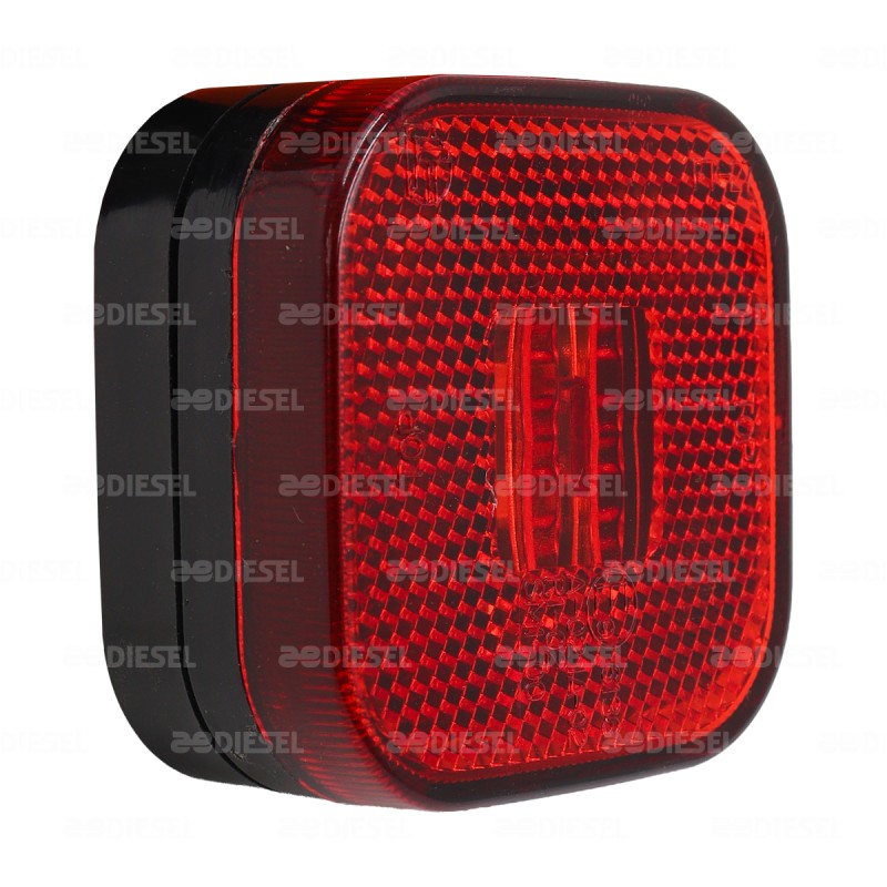 PLAFÓN 12/24V 4LED ROJO CATADIOPTRIC