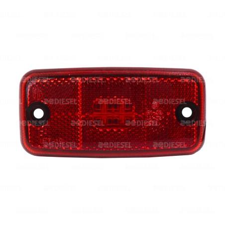 PLAFÓN 12/24V 4LED ROJO
