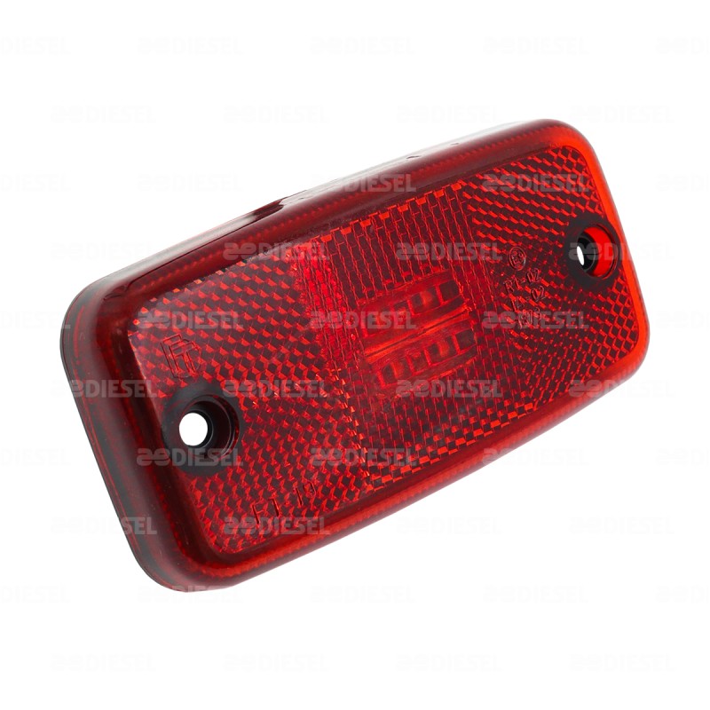 PLAFÓN 12/24V 4LED ROJO