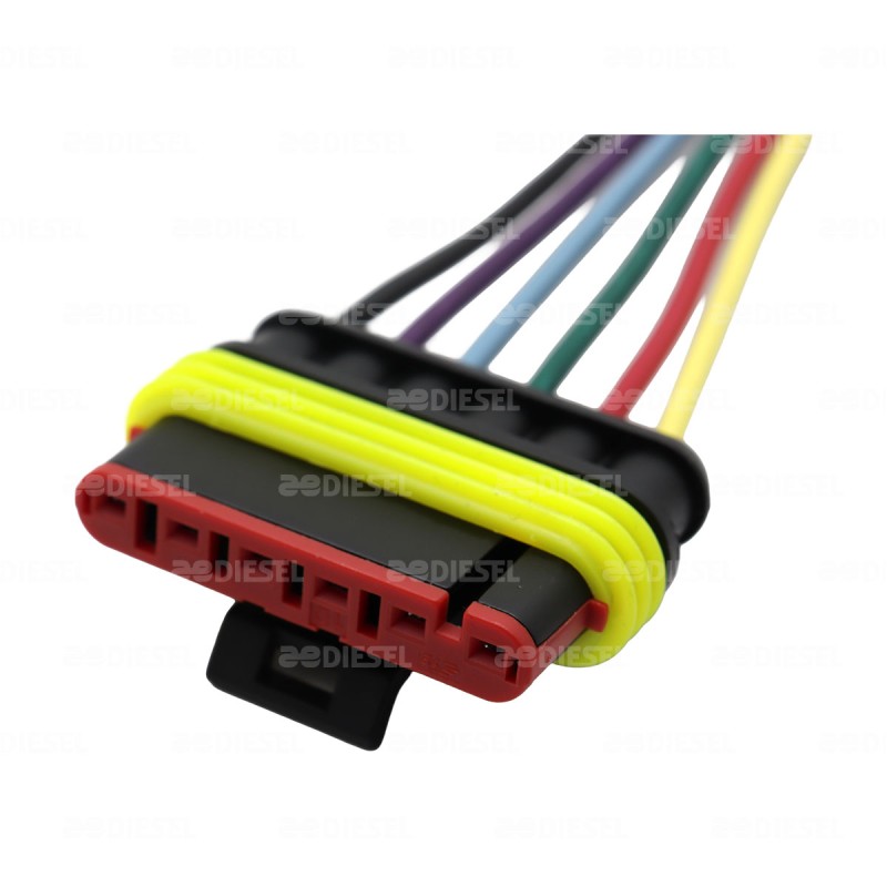 CONECTOR 6 VÍAS CON CABLE