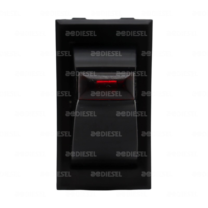 INTERRUPTOR 12V CHUPON ILUMINACIÓN ROJO KENWORTH