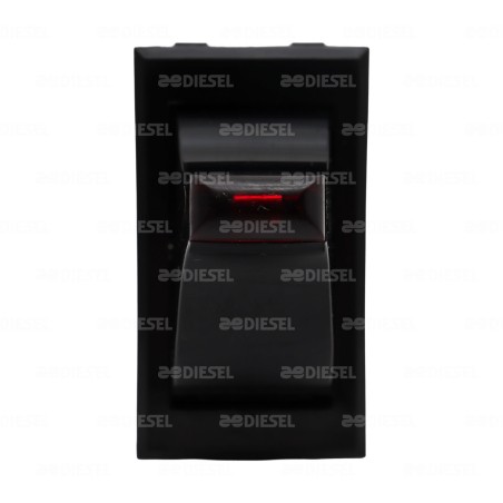 INTERRUPTOR 12V CHUPON ILUMINACIÓN ROJO KENWORTH