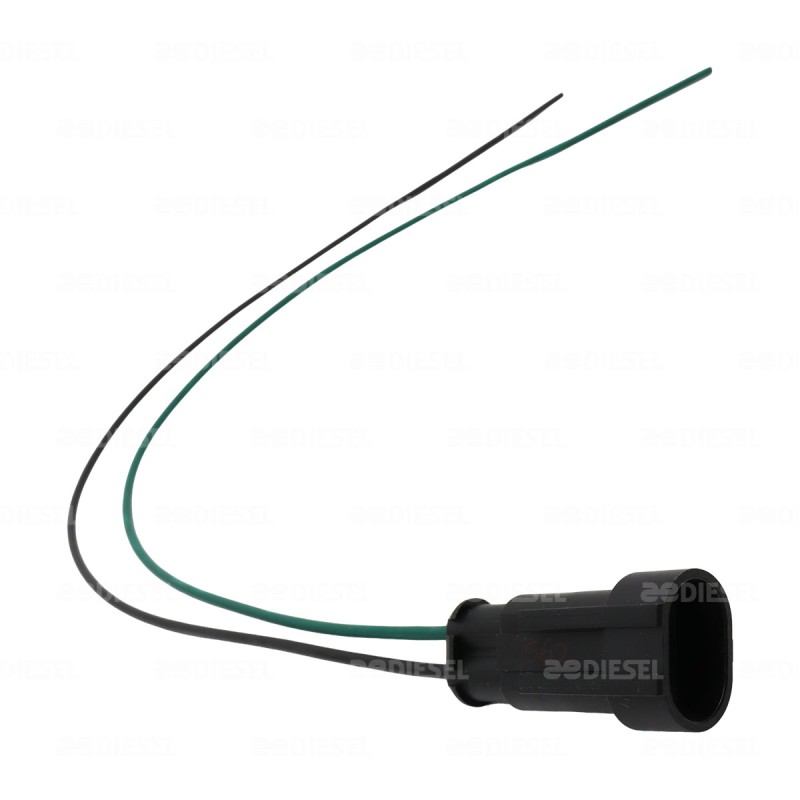 CONECTOR 2 VÍAS MACHO