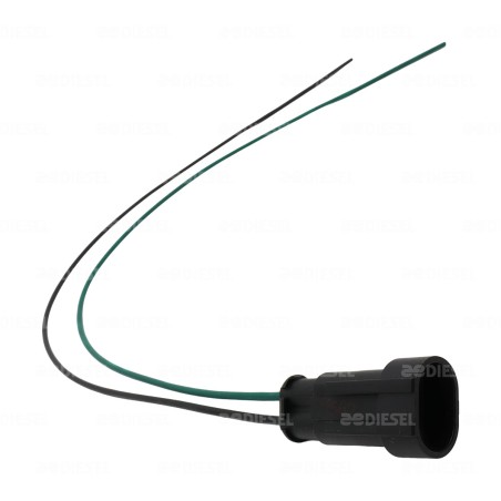 CONECTOR 2 VÍAS MACHO