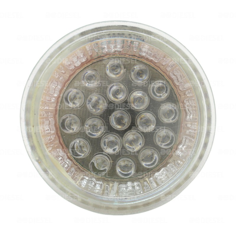 FOCO MR16 12V AZUL 21 LED ORBITEC