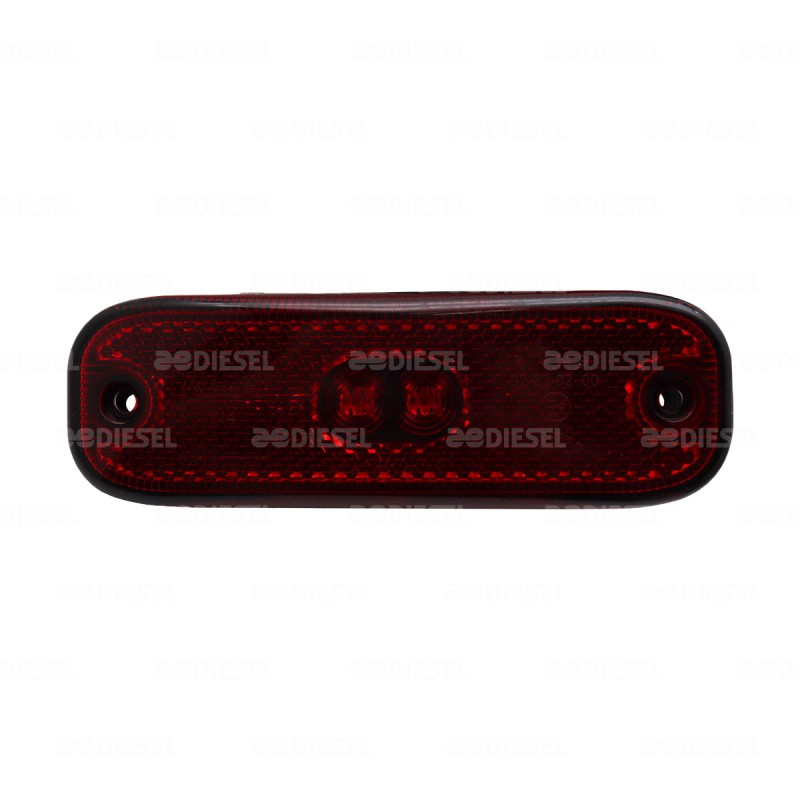 PLAFÓN 24V 2 LED ROJO NAV