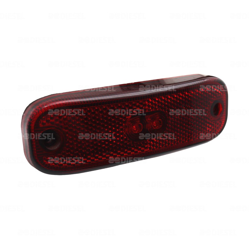 PLAFÓN 24V 2 LED ROJO NAV