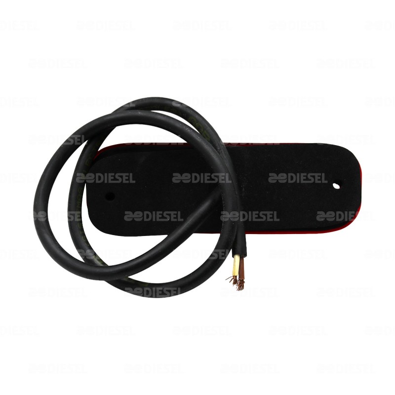 PLAFÓN 24V 2 LED ROJO NAV