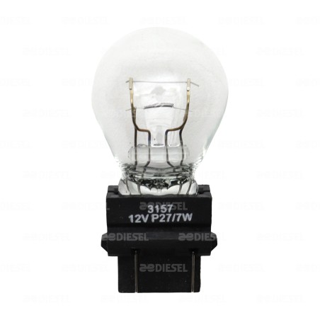 FOCO PELLIZCO 3157 12V 27W 2 POLOS BLANCO