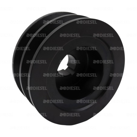 POLEA 3"1/8 2 BANDAS ALTERNADOR ALEGRO