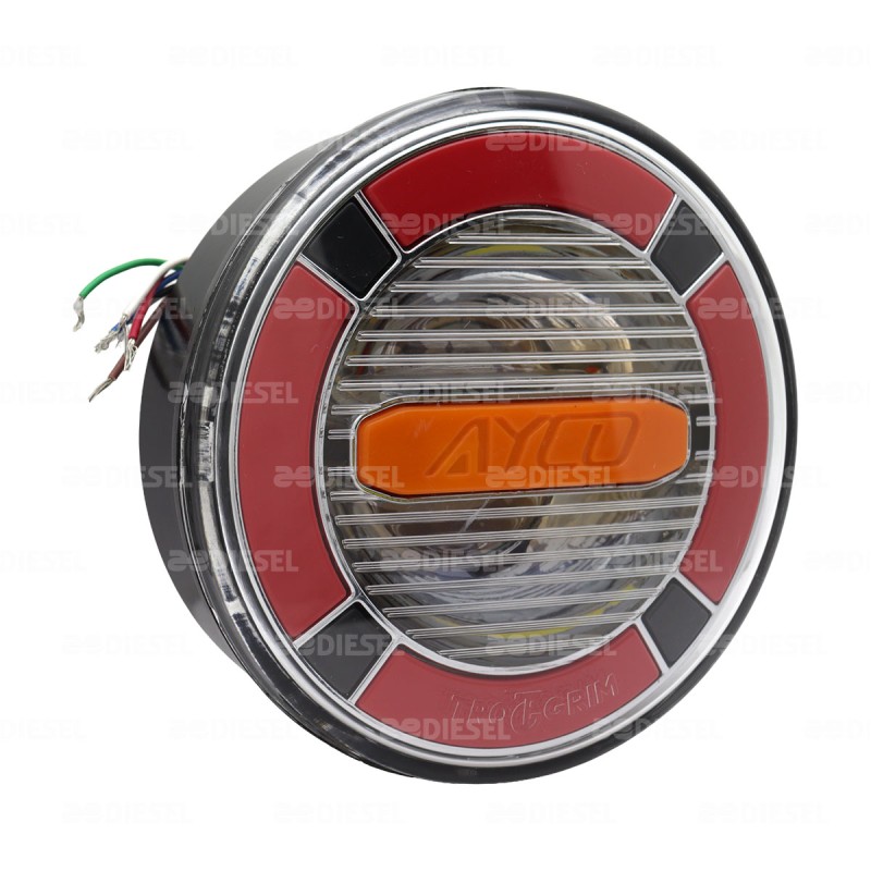 PLAFON 12/24V AYCO 4F ALTA/BAJA/DIRECCIONAL/REVERSA