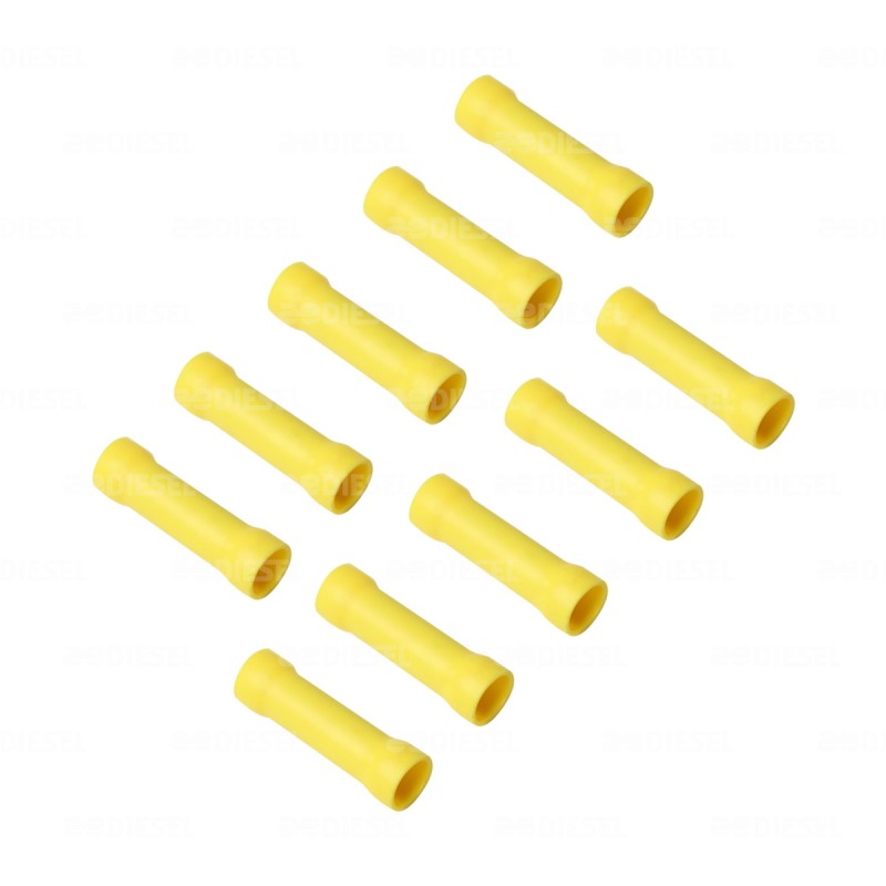 CONECTOR AMARILLO GROUNTEK BOLSA 10PZAS