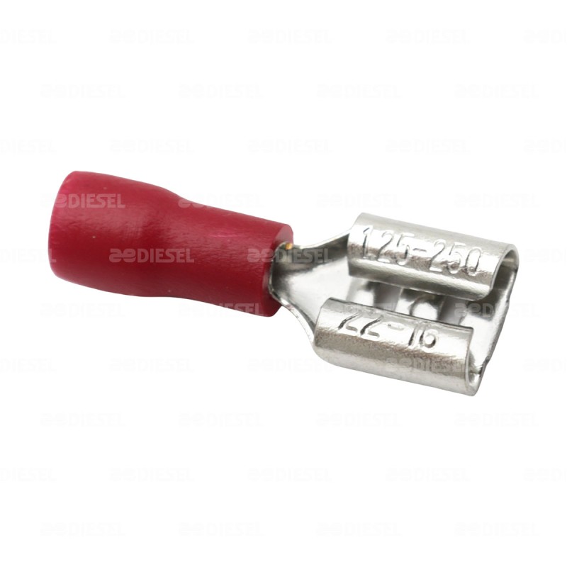 TERMINAL ENCHUFE 250 ROJA GROUNTEK