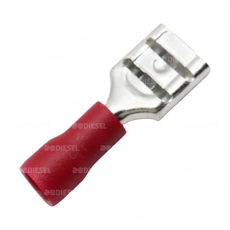 TERMINAL ENCHUFE 250 ROJA GROUNTEK