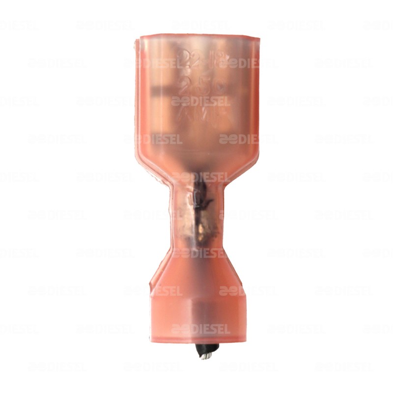 TERMINAL HEMBRA 250 ROJA FORRADA AMP