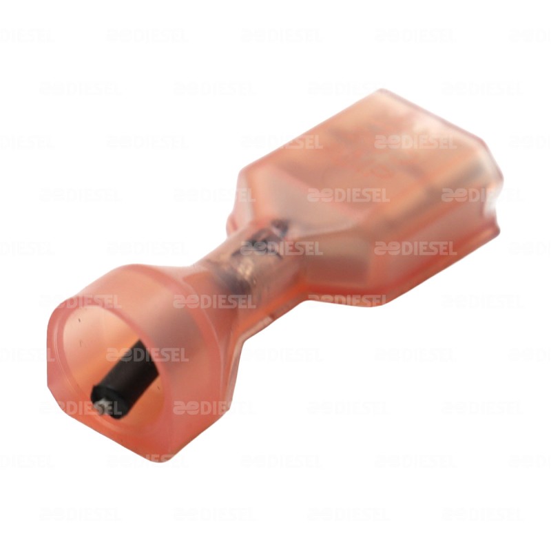 TERMINAL HEMBRA 250 ROJA FORRADA AMP