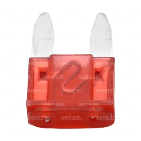 FUSIBLE 10A MINI CLAVIJA ROJO TW
