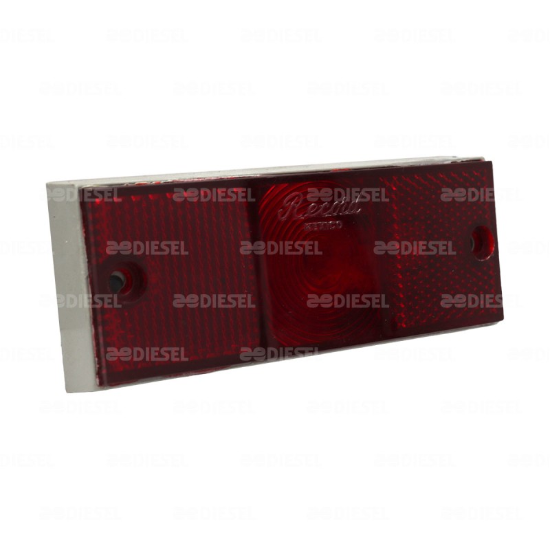 PLAFÓN 12V 3 LED ROJO LATER STRADA C11
