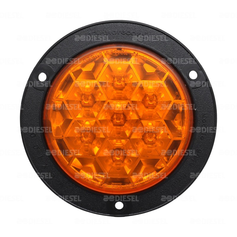 PLAFÓN 12V LED ÁMBAR EMBUTIR