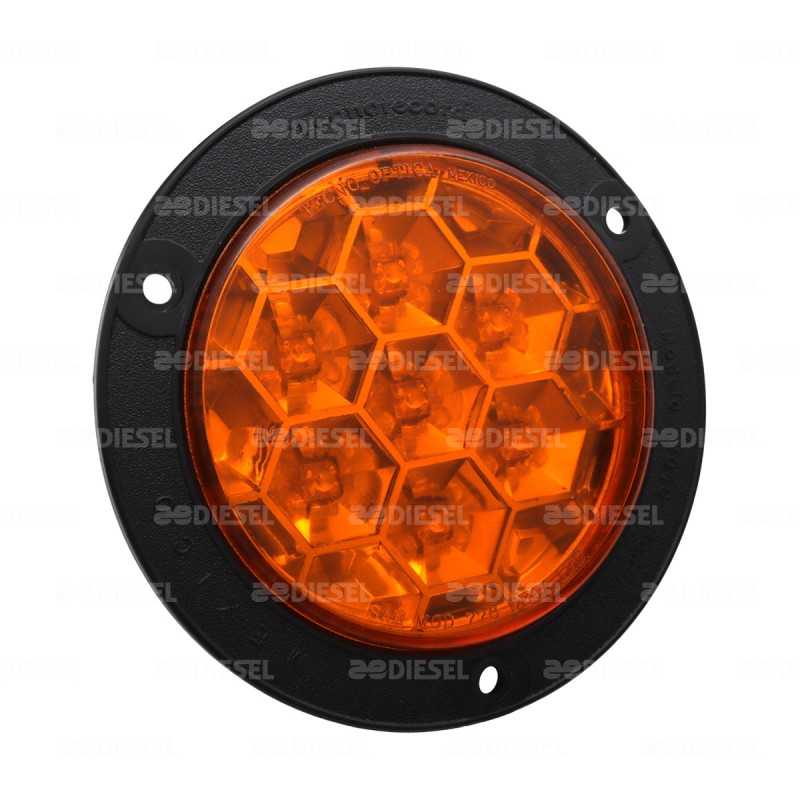 PLAFÓN 12V LED ÁMBAR EMBUTIR
