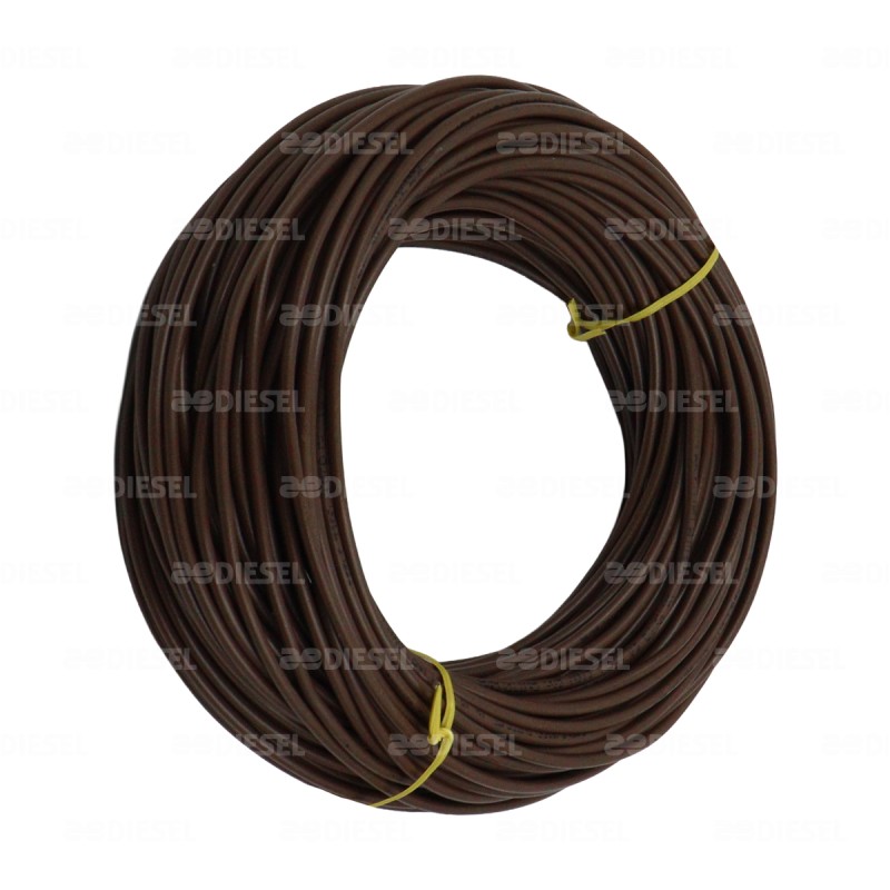 CABLE #18 PLASTICO FLEX ROLLO 30MTS CAFE