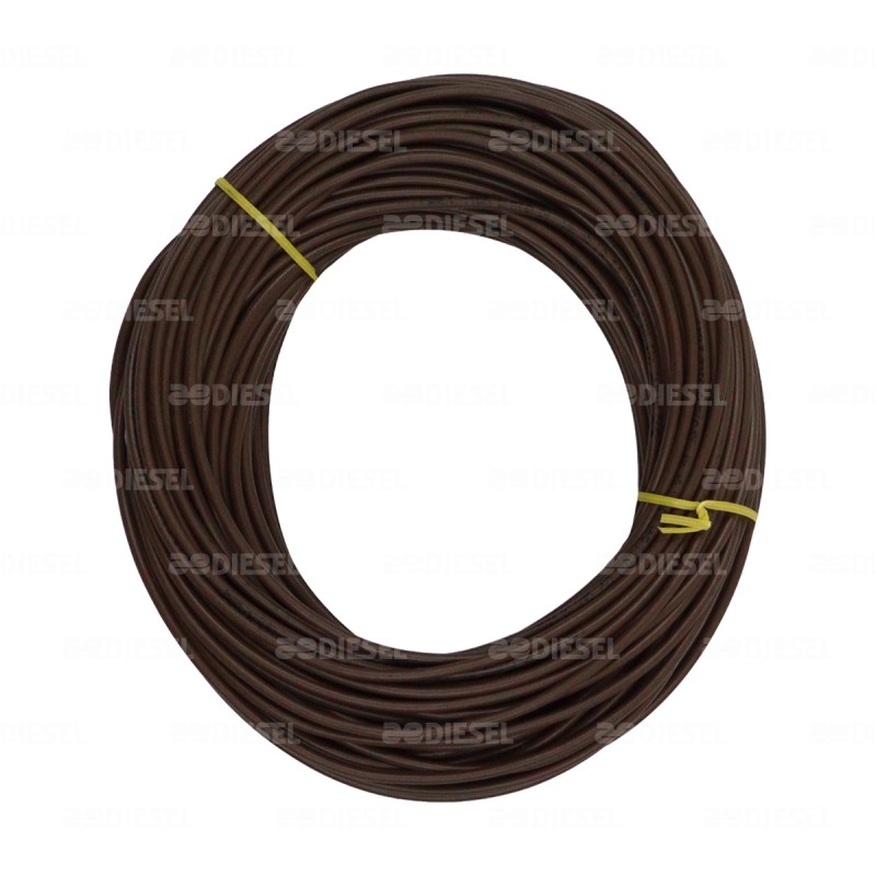 CABLE #18 PLASTICO FLEX ROLLO 30MTS CAFE