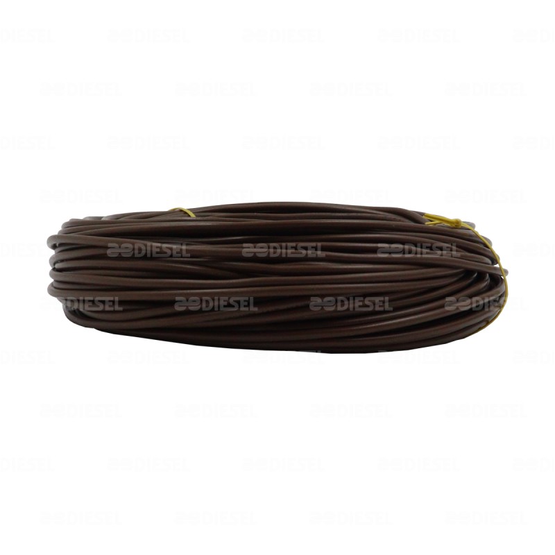 CABLE #18 PLASTICO FLEX ROLLO 30MTS CAFE