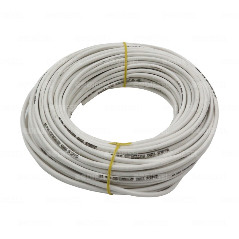 CABLE #12 PLASTICO FLEX ROLLO 30MTS BCO