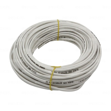CABLE #12 PLASTICO FLEX ROLLO 30MTS BCO