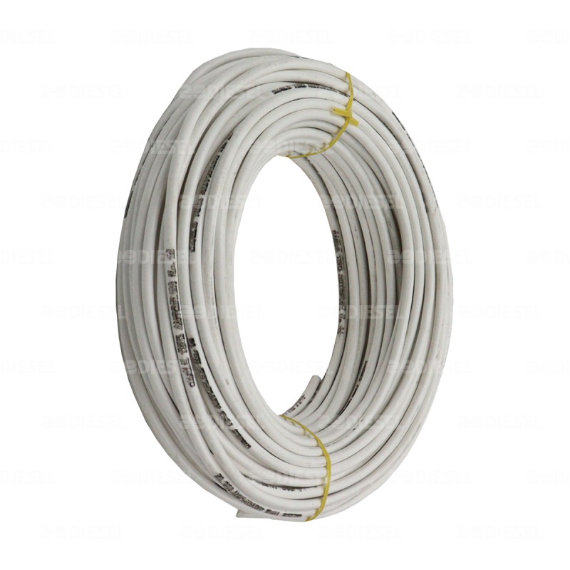 CABLE #12 PLASTICO FLEX ROLLO 30MTS BCO