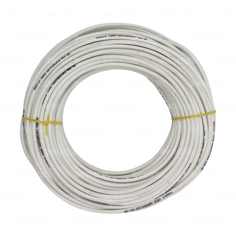 CABLE #12 PLASTICO FLEX ROLLO 30MTS BCO