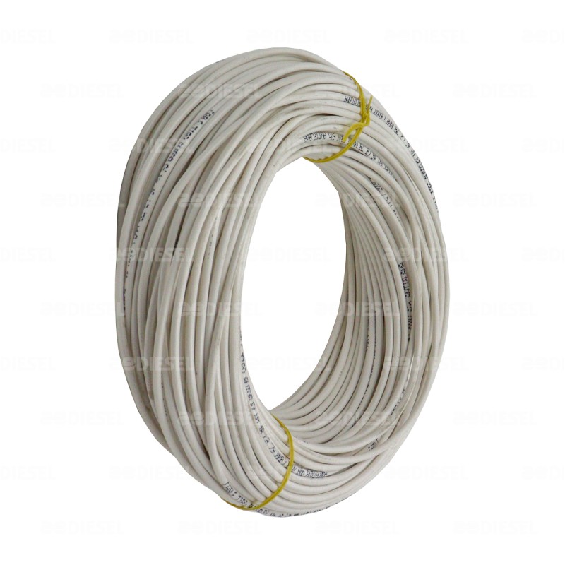 CABLE #16 PLASTICO ROLLO 50MTS BLANCO