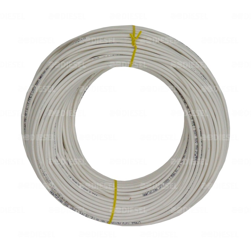 CABLE #16 PLASTICO ROLLO 50MTS BLANCO