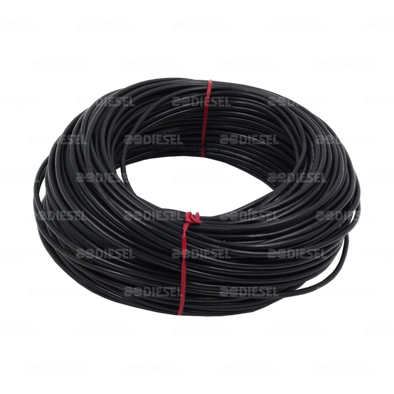 CABLE #16 PLASTICO ROLLO 50MTS NEGRO