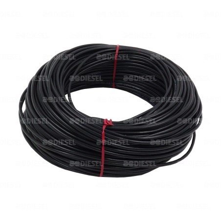 CABLE #16 PLASTICO ROLLO 50MTS NEGRO