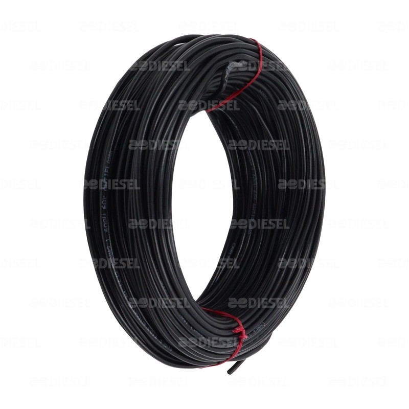 CABLE #16 PLASTICO ROLLO 50MTS NEGRO