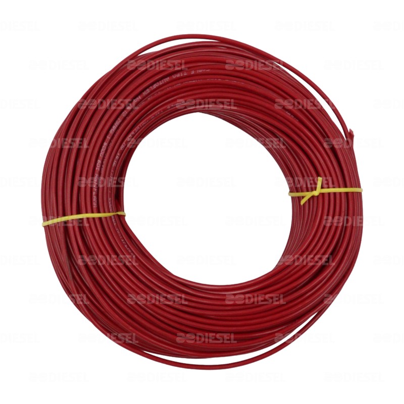 CABLE #16 PLASTICO ROLLO 50MTS ROJO