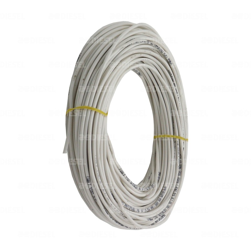 CABLE #18 PLASTICO ROLLO 50MTS BLANCO