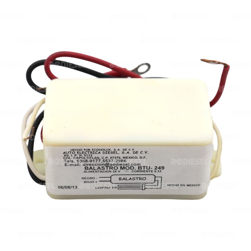 BALASTRA 24V 9W BTU 249 OFERTA