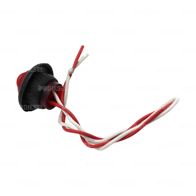 PILOTO 12V 1" LED ROJO