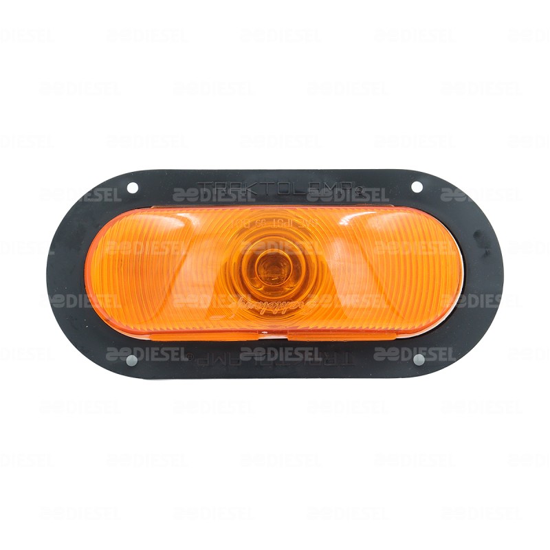 PLAFON 12V AMBAR OVAL SELLADO ATORN=6294