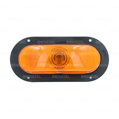 PLAFON 12V AMBAR OVAL SELLADO ATORN=6294